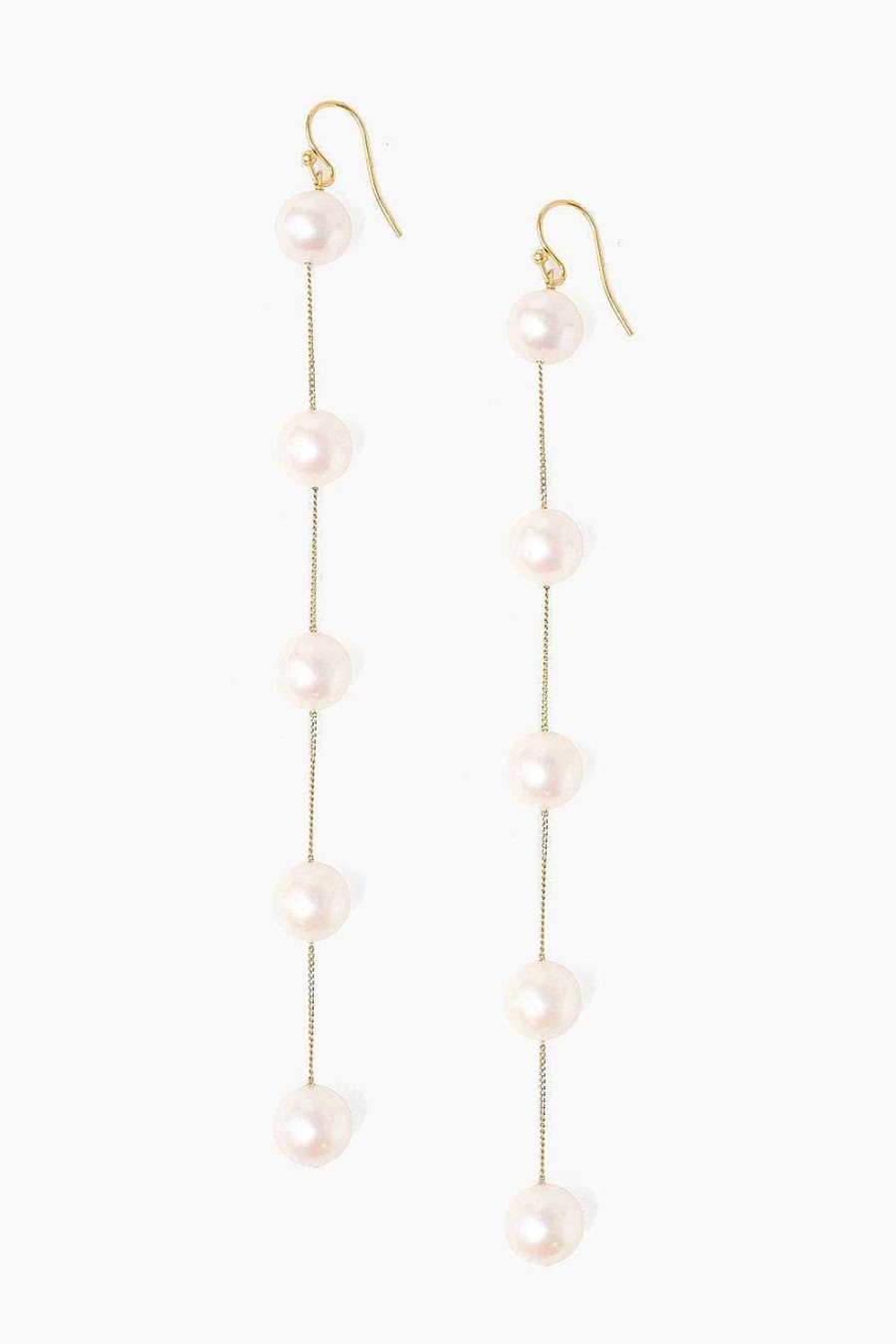 Jewelry Chan Luu | White Pearl Duster Earrings