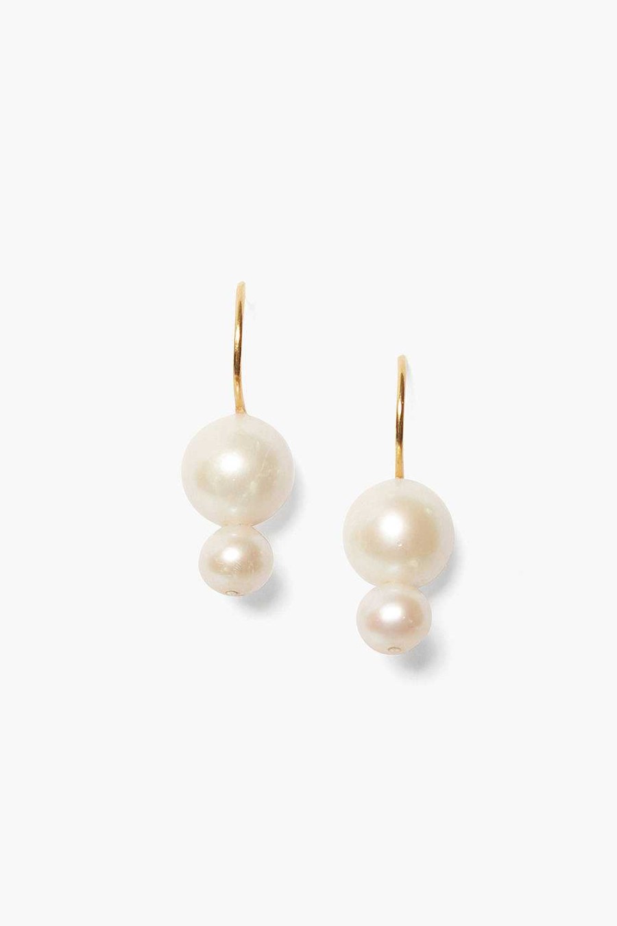 Jewelry Chan Luu | Phoebe Drop Earrings White Pearl