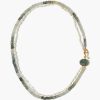 Jewelry Chan Luu | Marseille Necklace Moss Aquamarine