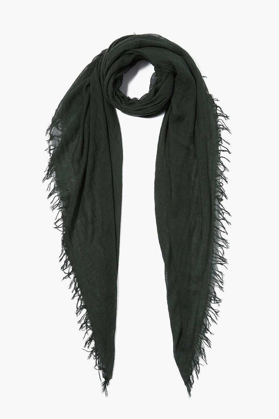 Accessory Chan Luu | Kombu Green Cashmere And Silk Scarf