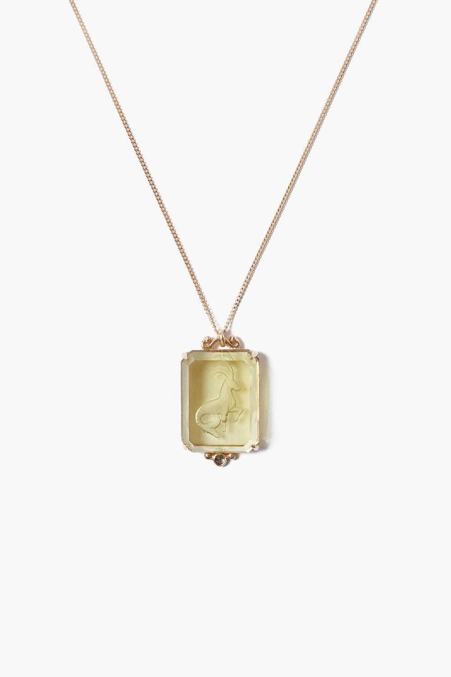 Jewelry Chan Luu | 14K Capricorn Zodiac Necklace