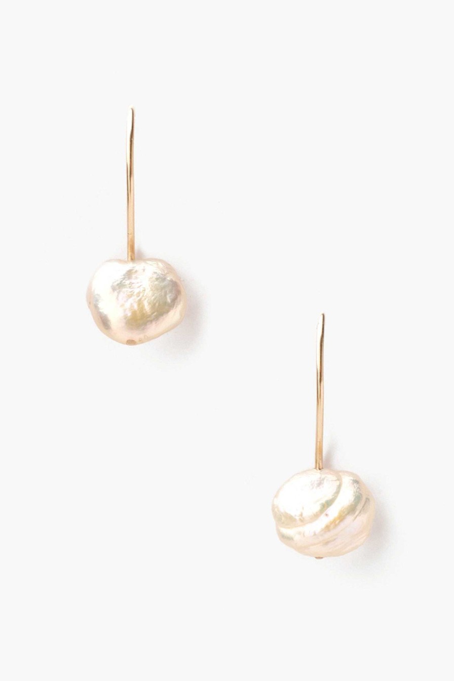 Jewelry Chan Luu | 14K Petite Keshi Pearl Earrings