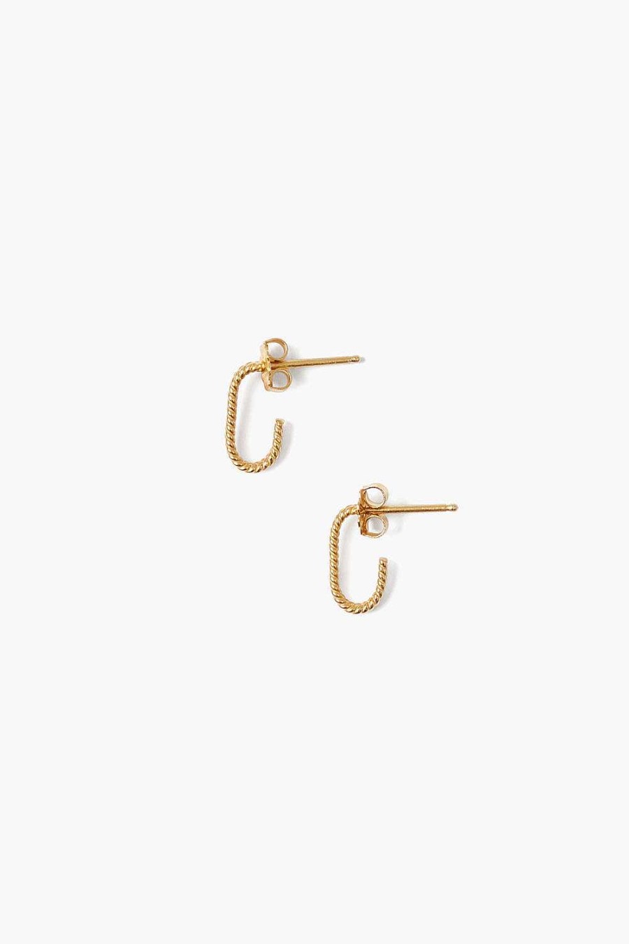 Jewelry Chan Luu | Rhodes Hoop Earrings Yellow Gold