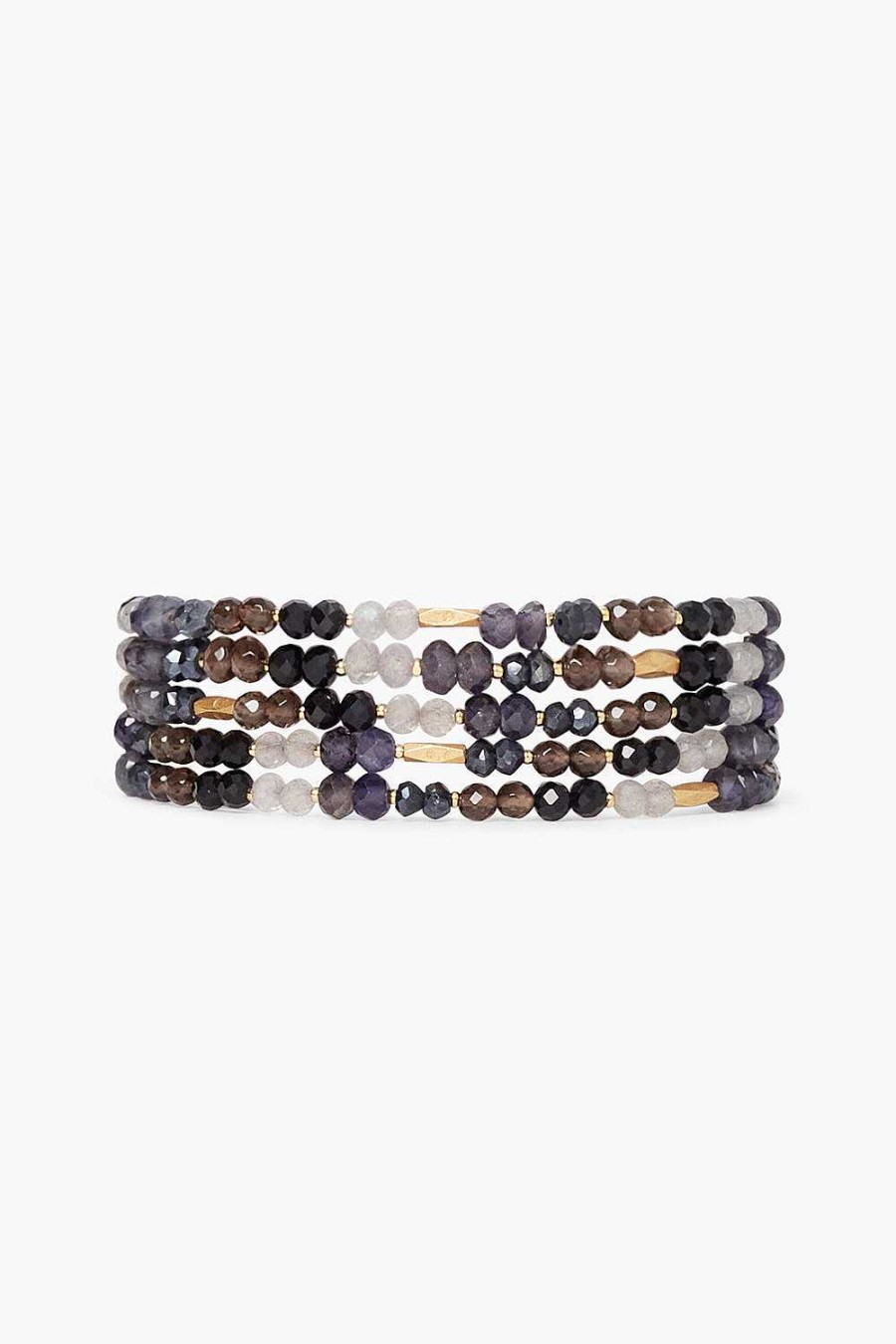 Jewelry Chan Luu | Indio Naked Wrap Bracelet Black Mix