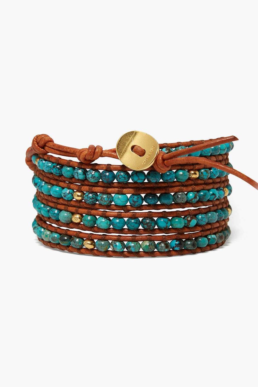 Jewelry Chan Luu | Denali Wrap Bracelet Turquoise