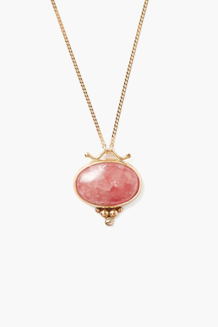 Jewelry Chan Luu | 14K Rhodochrosite Nile Necklace