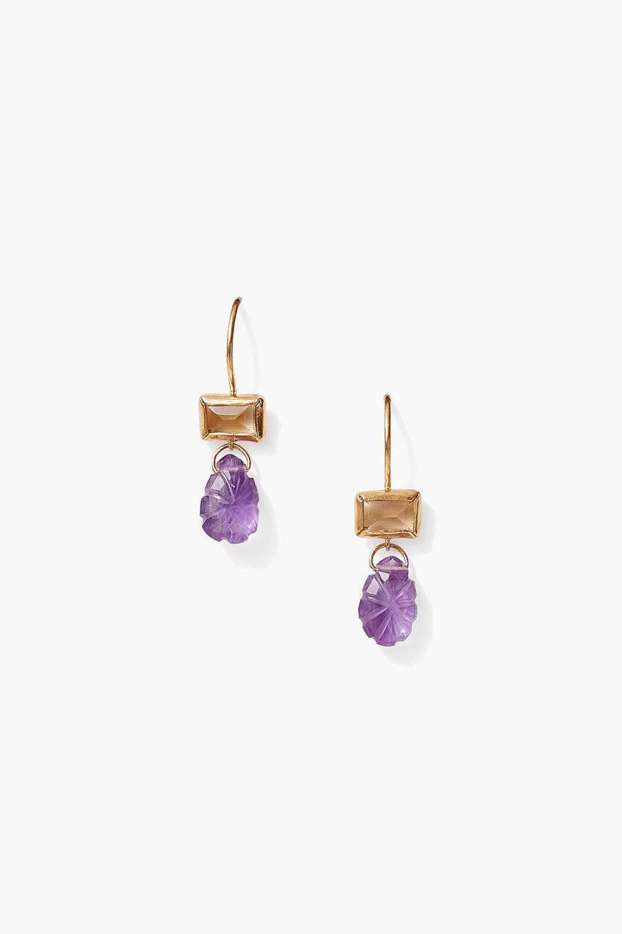 Jewelry Chan Luu | Jubilee Drop Earrings Amethyst