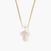 Jewelry Chan Luu | Gold & Pearl Playa Cross Necklace