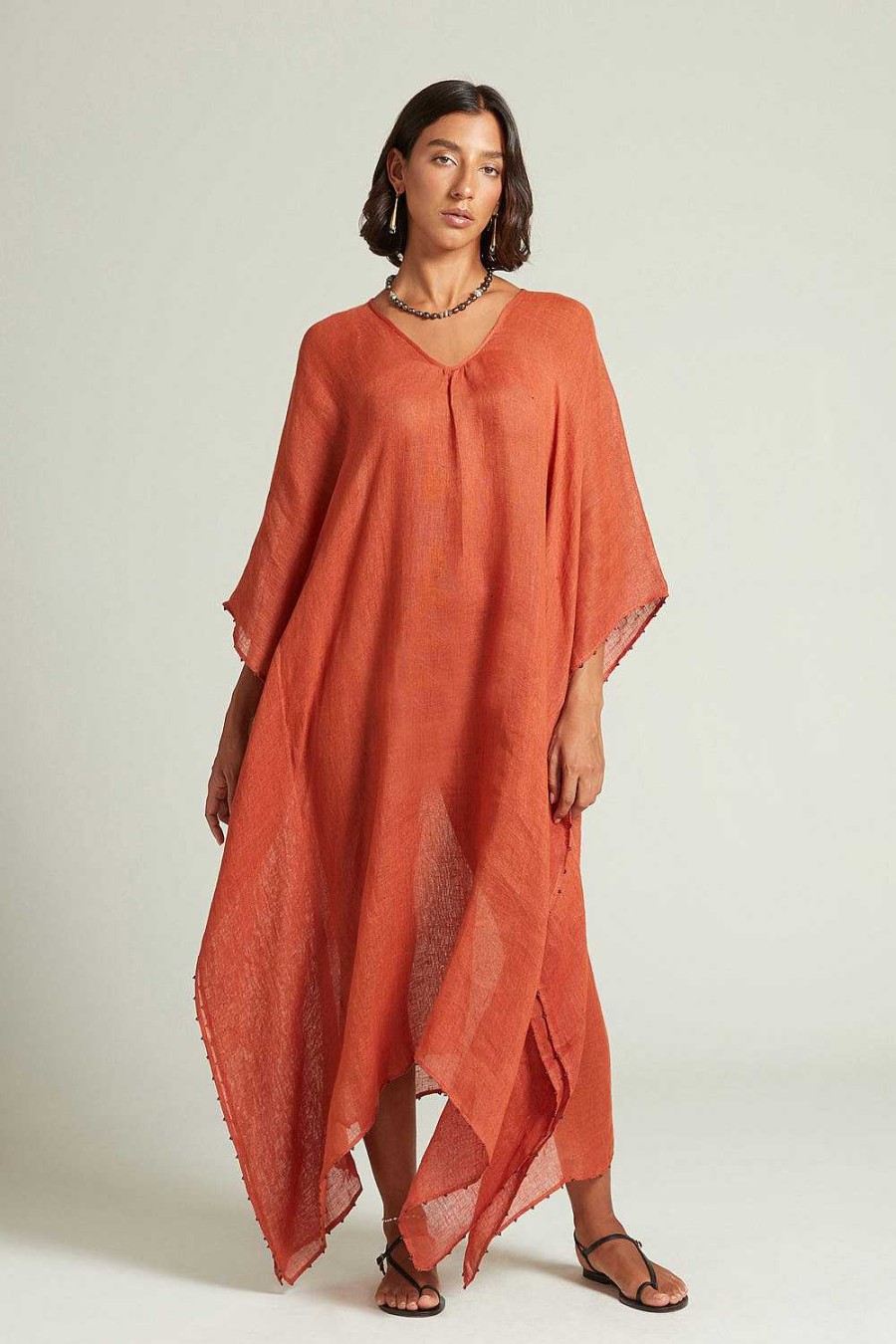 Ready To Wear Chan Luu | Calypso Caftan Picante