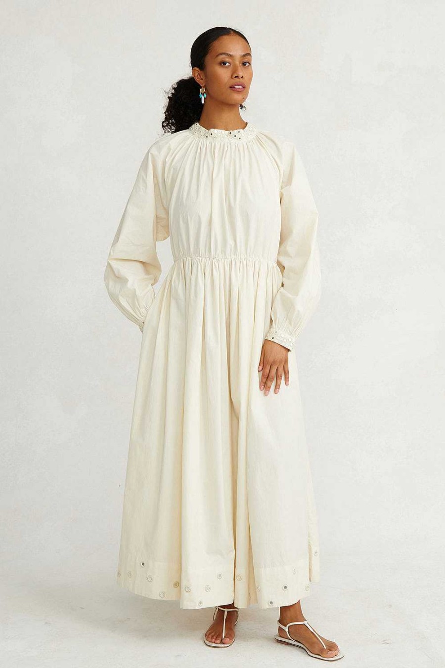 Ready To Wear Chan Luu | Gemma Dress Cloud Cream