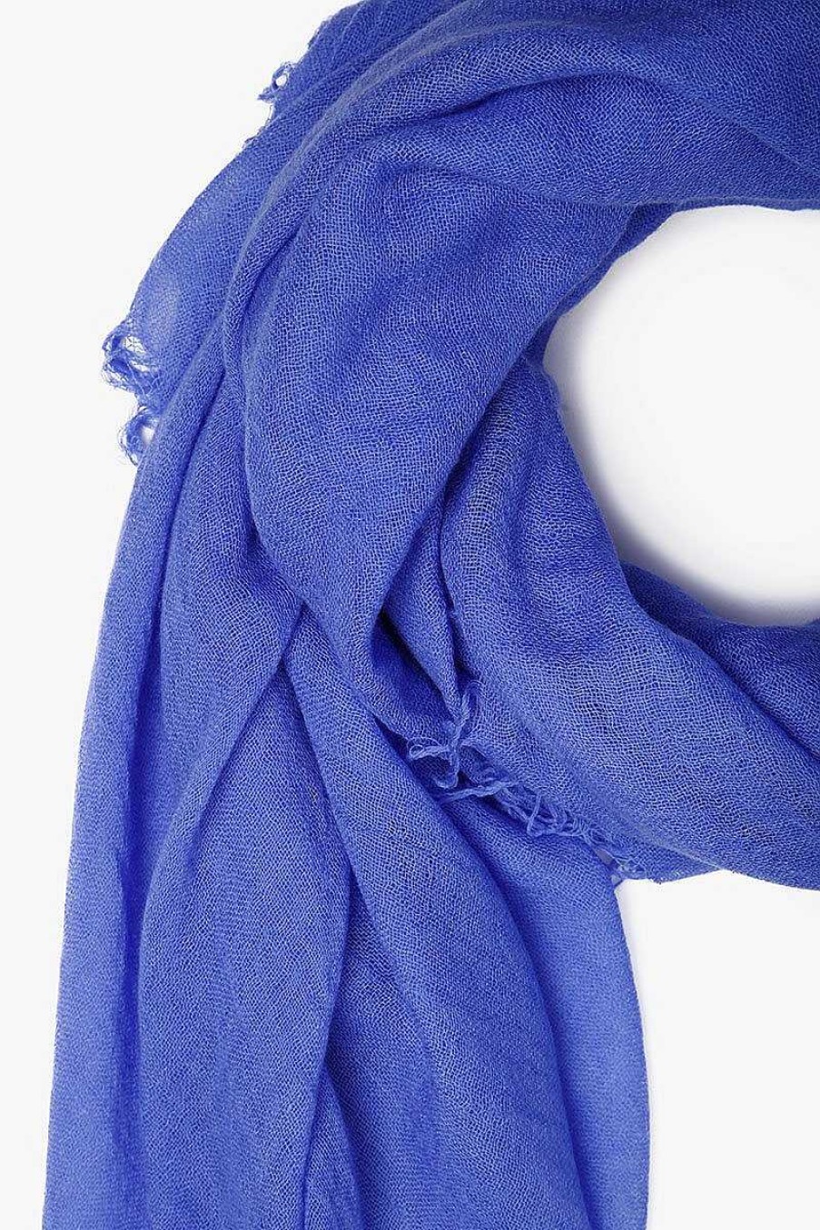 Accessory Chan Luu | Baja Blue Cashmere And Silk Scarf