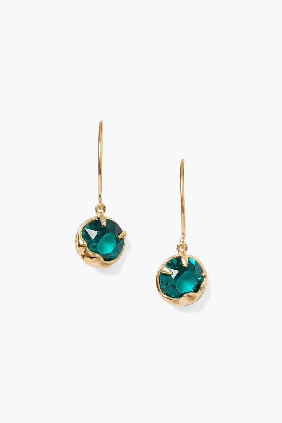 Jewelry Chan Luu | May Birthstone Earrings Emerald Crystal