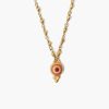 Jewelry Chan Luu | Rose Micro Evil Eye Gold Necklace