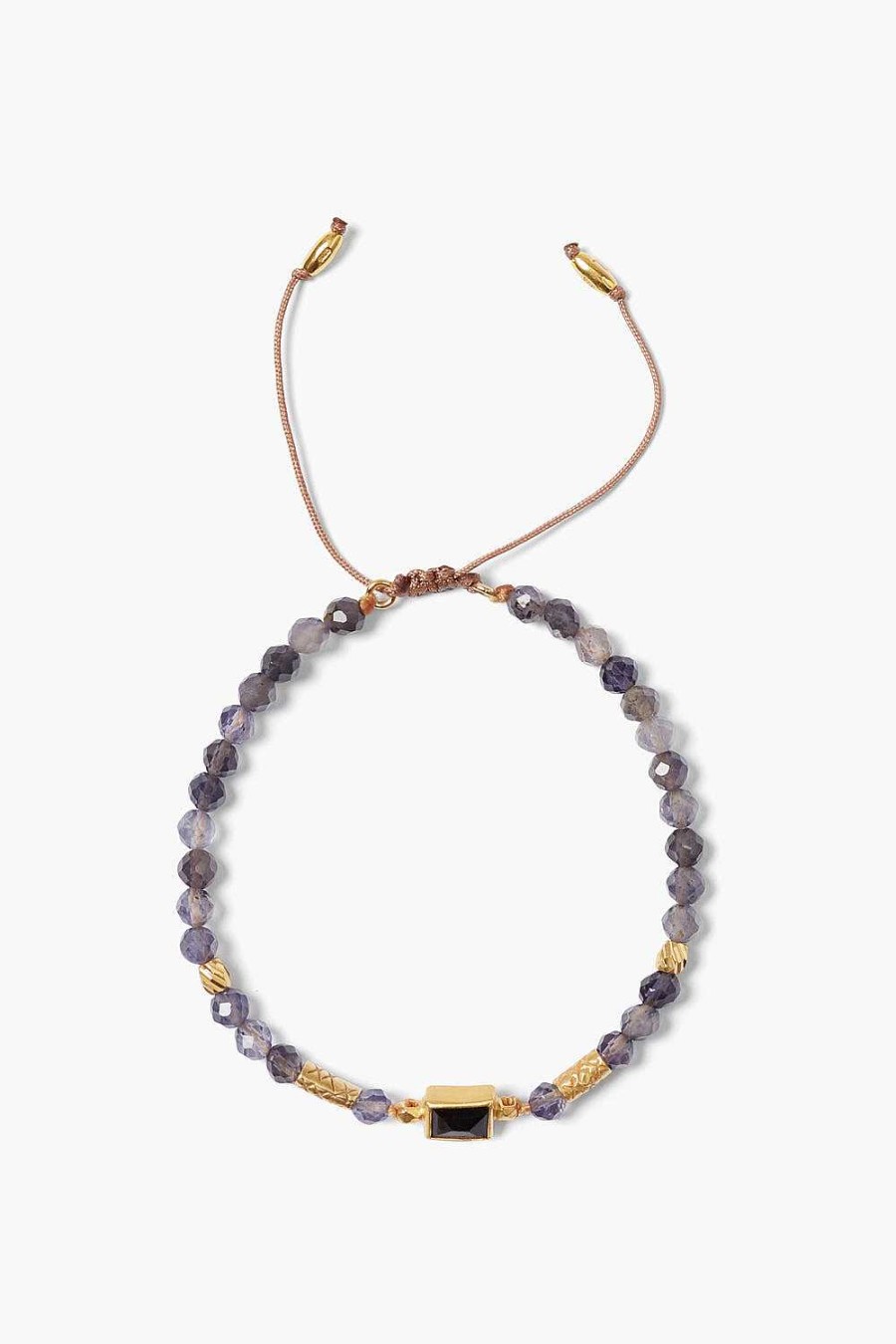 Jewelry Chan Luu | Tab Pull-Tie Bracelet Iolite