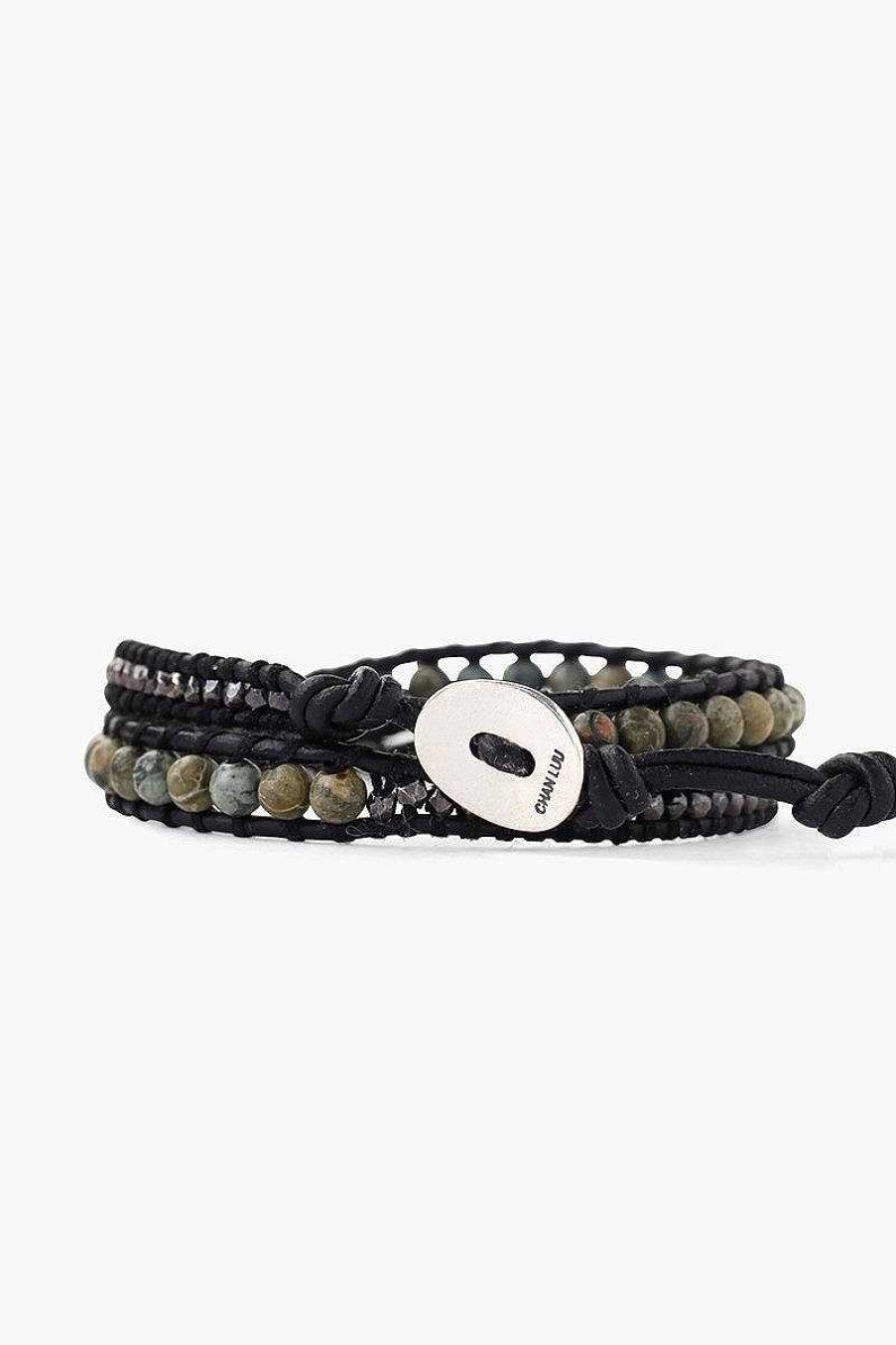 Jewelry Chan Luu | Green Mix Double Wrap Bracelet