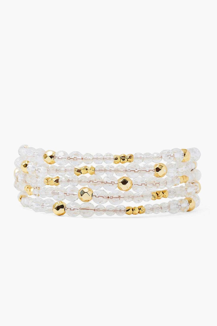 Jewelry Chan Luu | Quartz And Gold Nugget Naked Wrap Bracelet