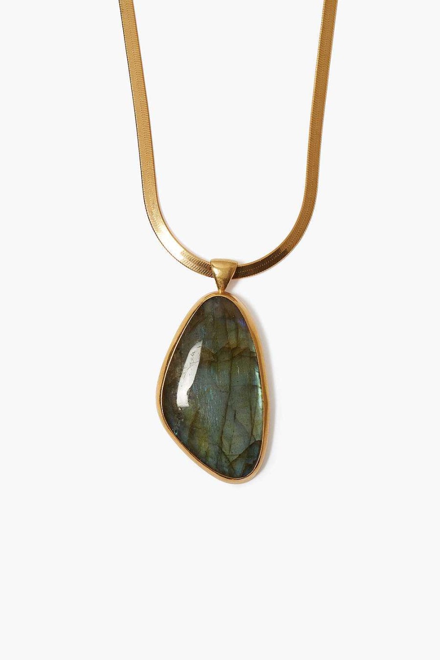 Jewelry Chan Luu | Yasmine Necklace Gold Labradorite