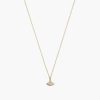 Jewelry Chan Luu | 14K Gold Evil Eye Necklace With Diamond Inlay