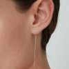 Jewelry Chan Luu | Silver Bar Chain Thread Earrings