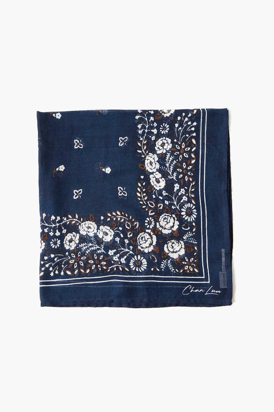 Accessory Chan Luu | Rosette Floral Print Bandana Total Eclipse