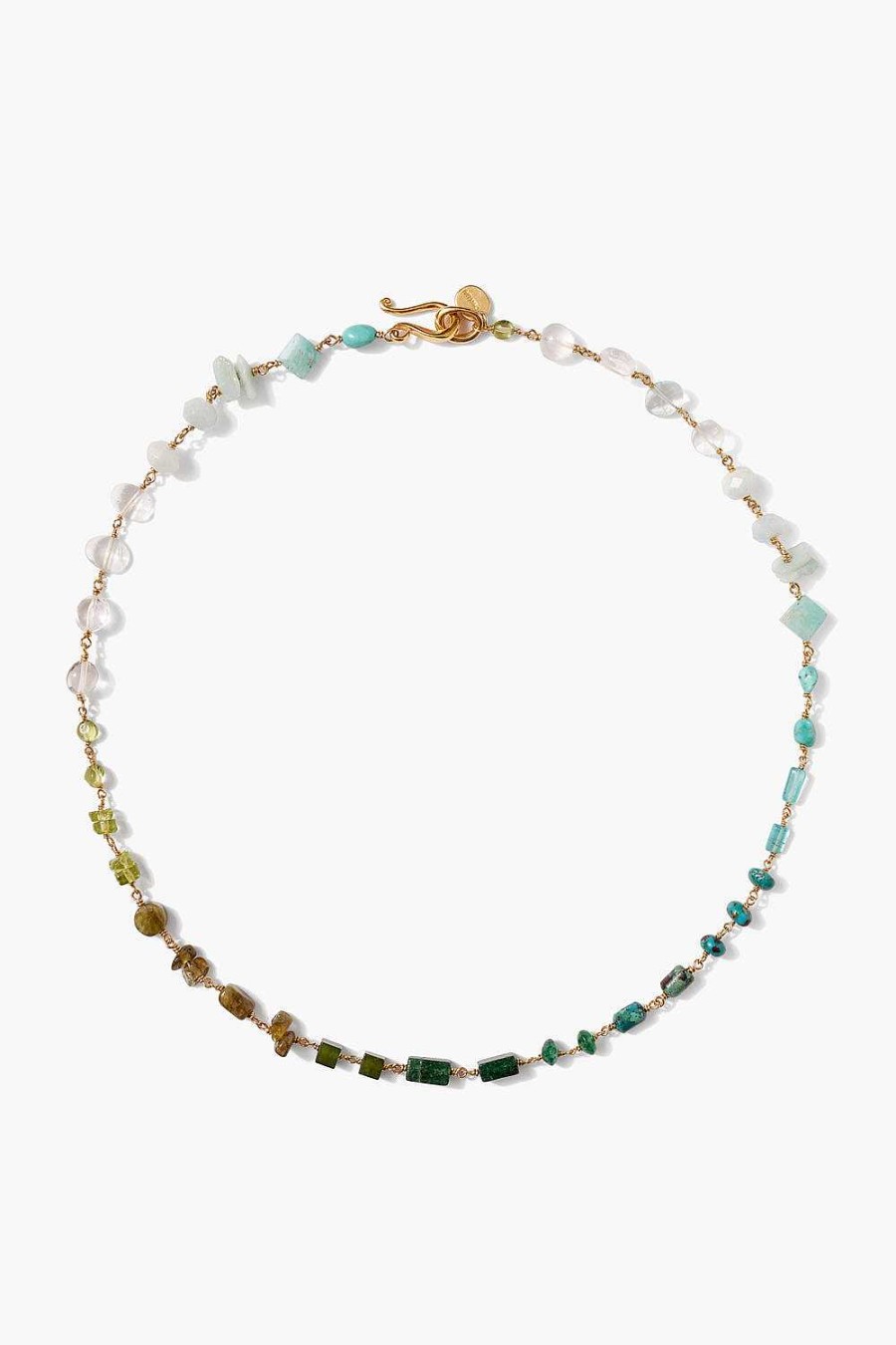 Jewelry Chan Luu | Daphne Beaded Necklace Turquoise Mix