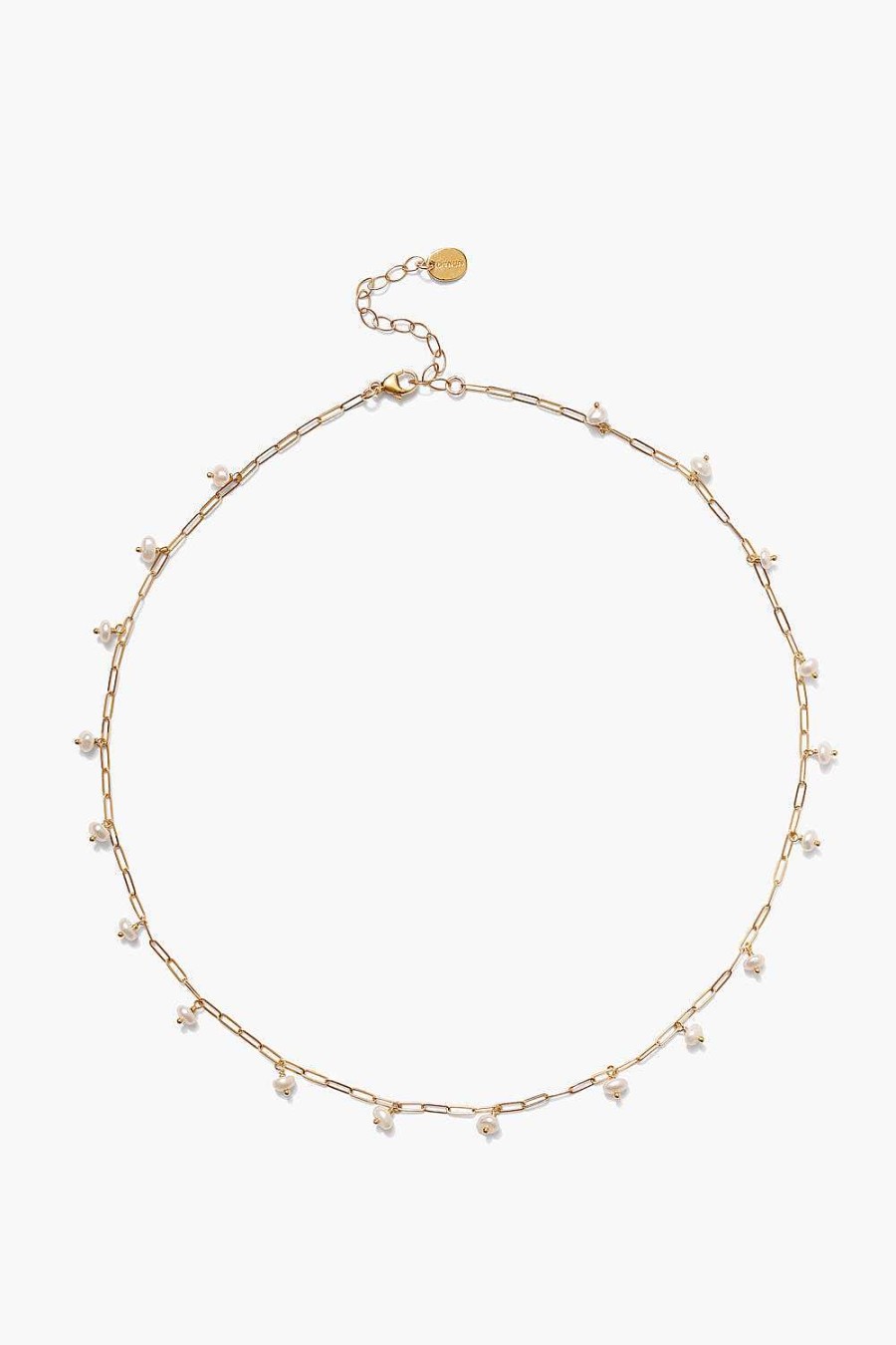 Jewelry Chan Luu | Cayman Short Necklace White Pearl