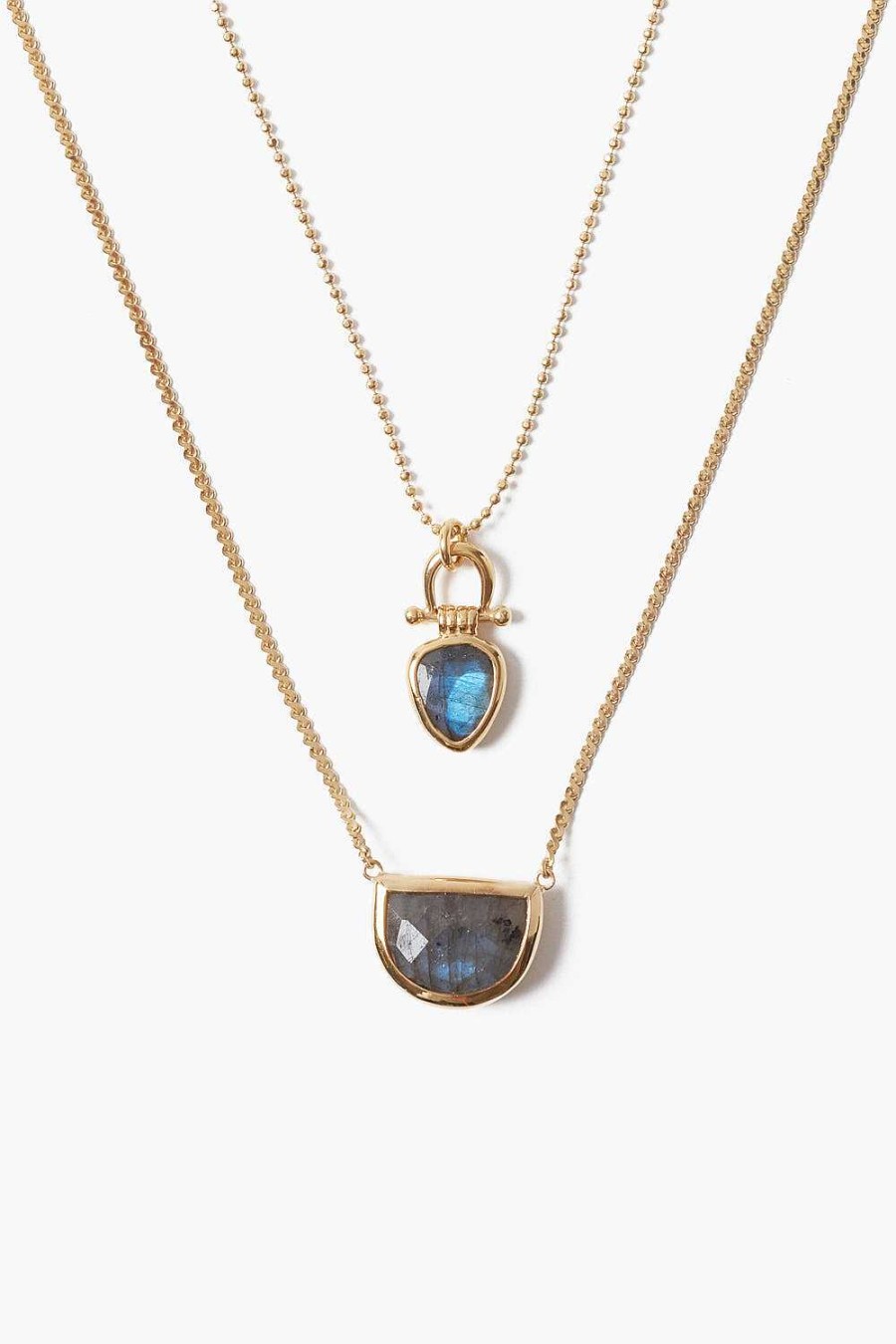 Jewelry Chan Luu | Labradorite Duo Necklace Set