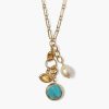 Jewelry Chan Luu | Sardinia Charm Necklace Turquoise