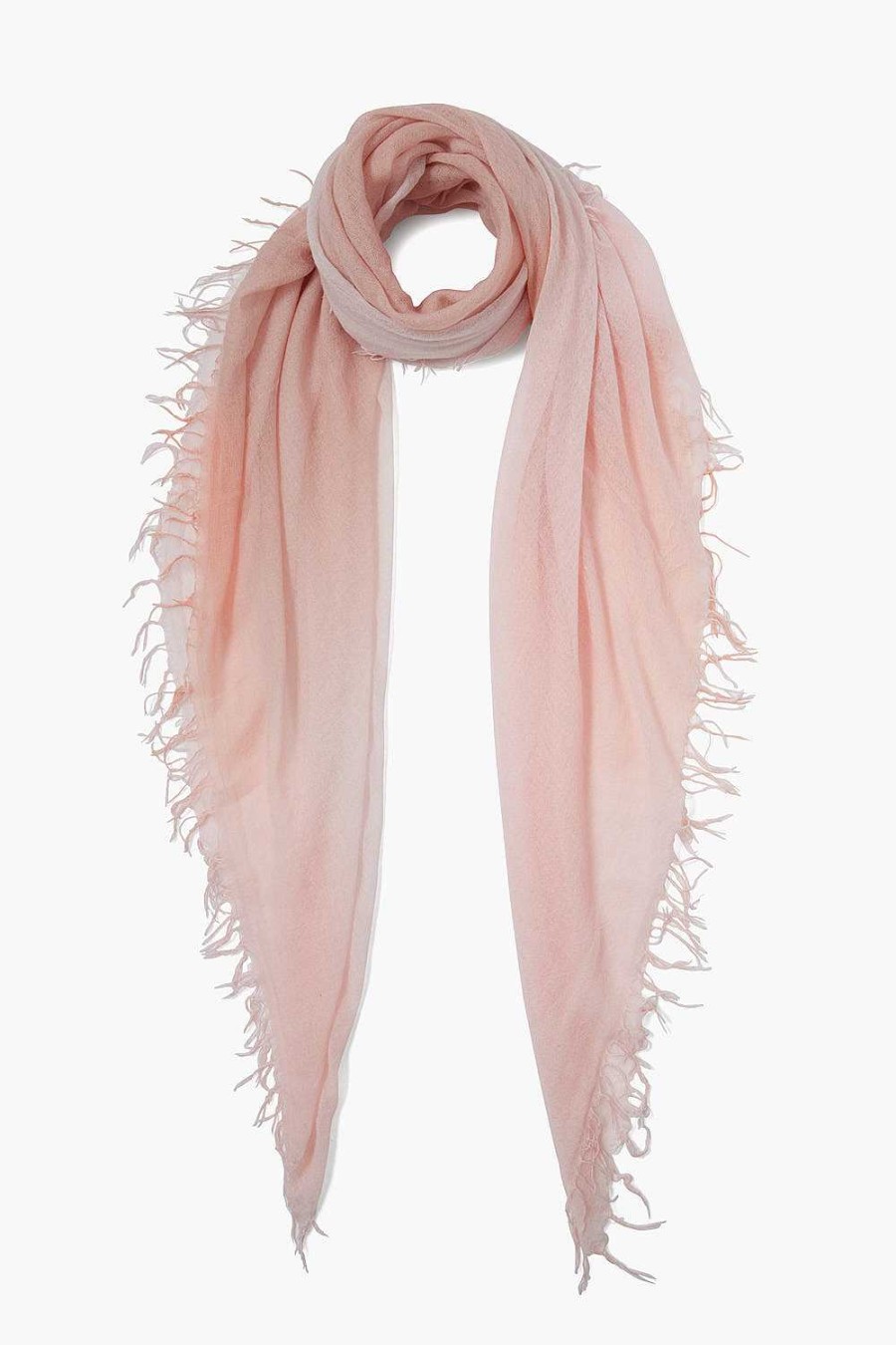 Accessory Chan Luu | Mahogany Rose Dip-Dyed Cashmere And Silk Scarf