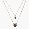 Jewelry Chan Luu | Black Tourmalated Quartz And Pyrite Duo Silver Cliff Necklace