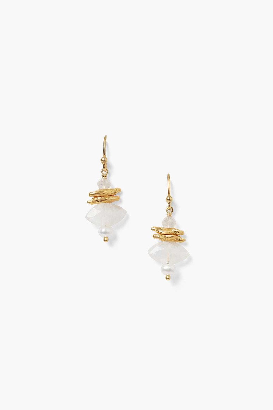 Jewelry Chan Luu | Lisbeth Drop Earrings Moonstone Mix