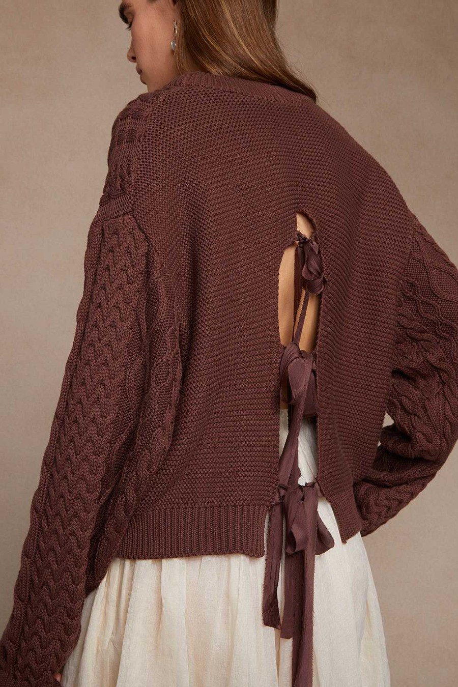 Ready To Wear Chan Luu | Georgina Sweater Walnut