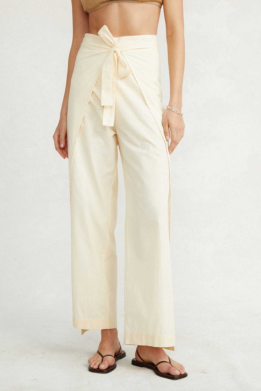 Ready To Wear Chan Luu | Freja Pant Cloud Cream