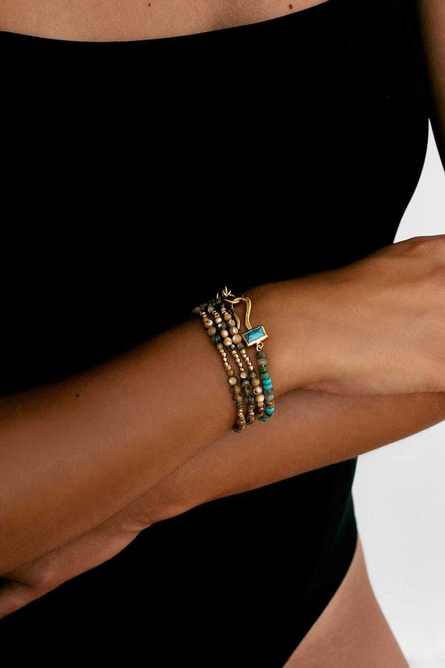 Jewelry Chan Luu | Odyssey Hook Bracelet Turquoise