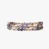 Jewelry Chan Luu | Granada Naked Wrap Bracelet Iolite Gold