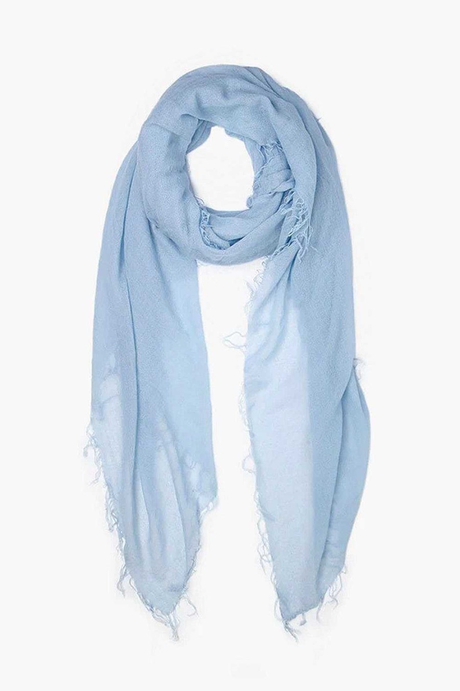 Accessory Chan Luu | Simply Blue Cashmere And Silk Scarf