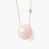 Jewelry Chan Luu | 14K Rose Quartz Bonbon Necklace