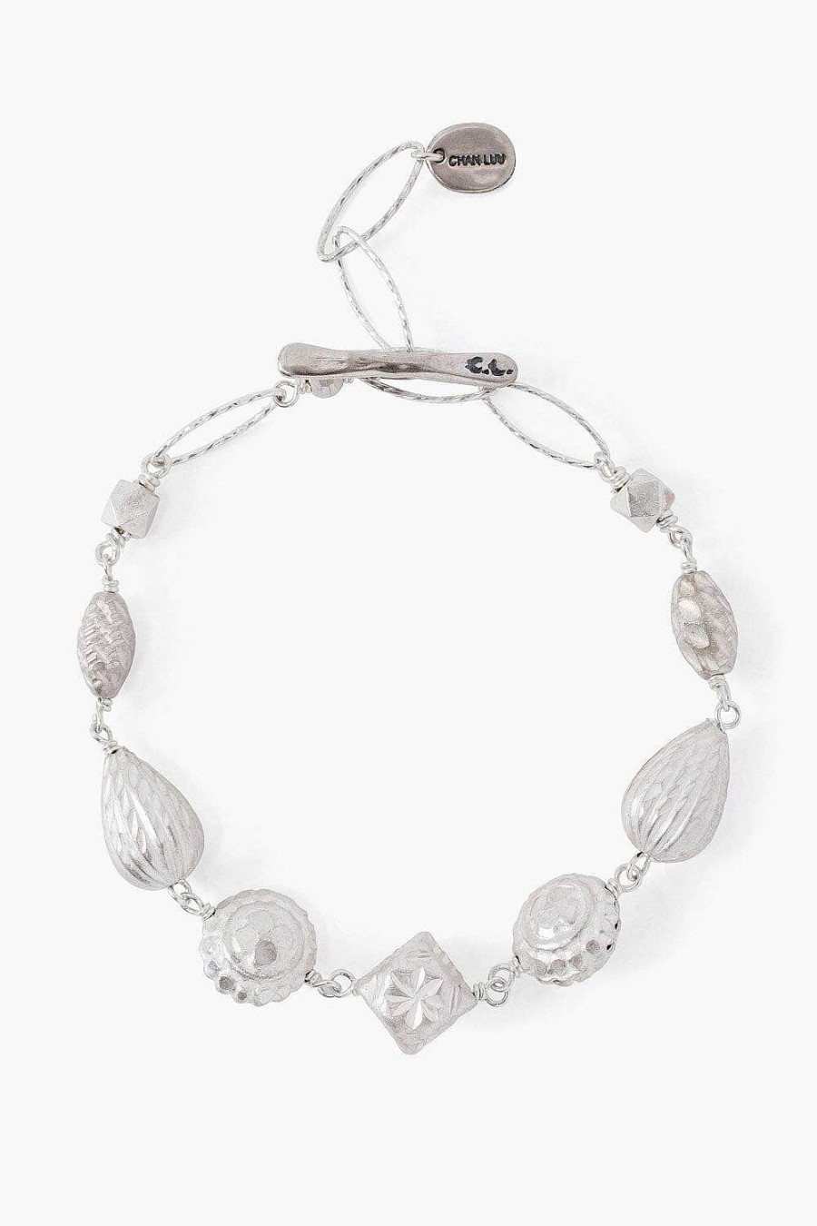 Jewelry Chan Luu | Silver Charm Toggle Bracelet