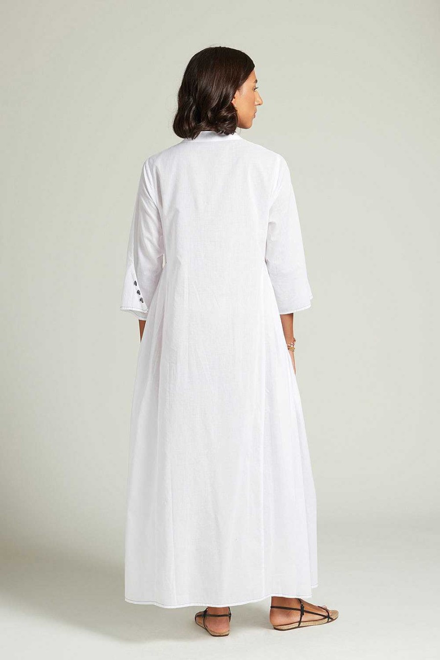 Ready To Wear Chan Luu | Anokhi Keyhole Dress White