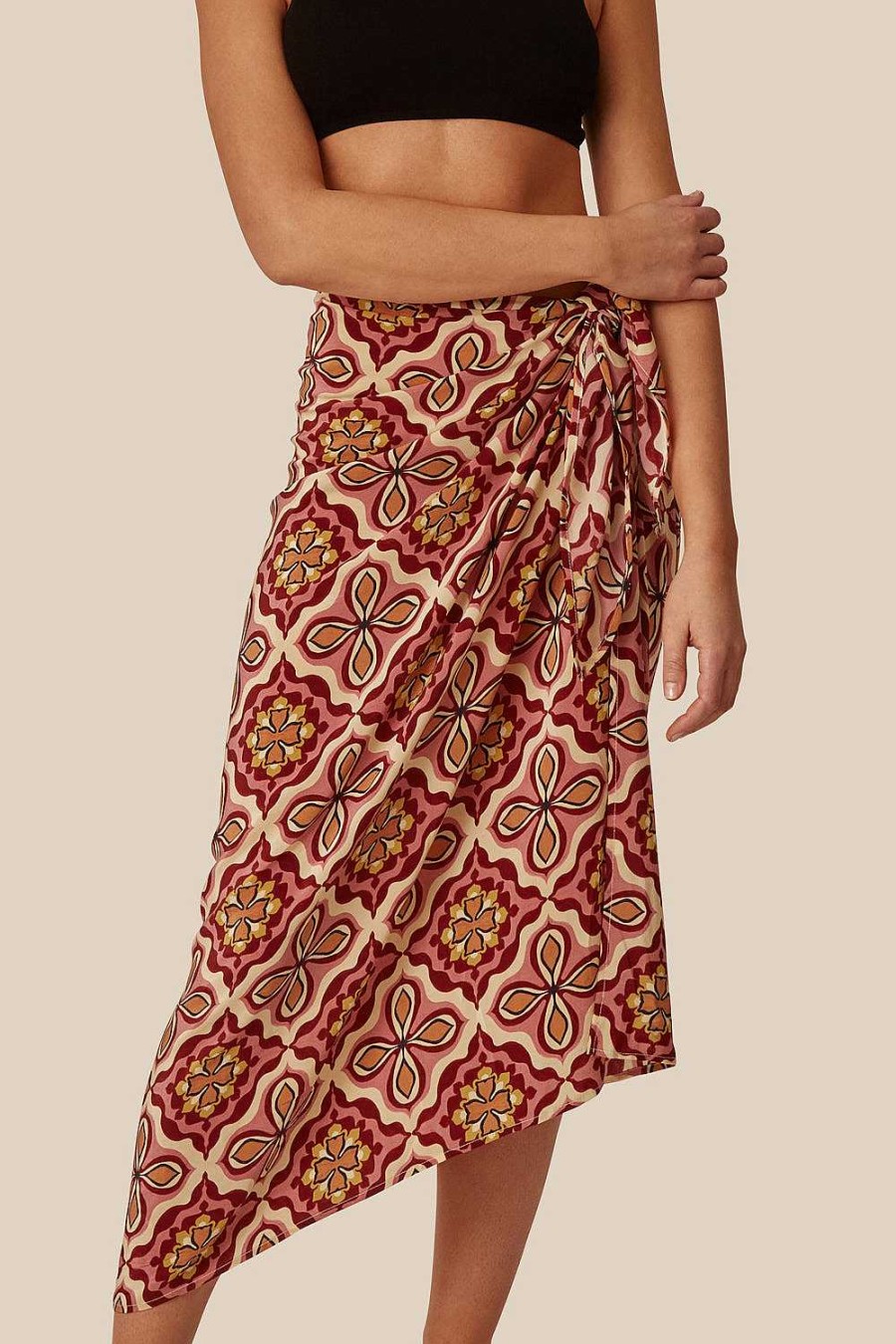 Ready To Wear Chan Luu | Pomegranate Crux Sarong