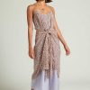 Ready To Wear Chan Luu | Emma Pleated Paisley Sundress Eggshell