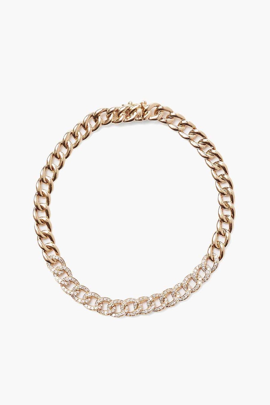 Jewelry Chan Luu | 14K Diamond Pave Chain Bracelet