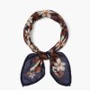 Accessory Chan Luu | Meadow Floral Print Bandana Dark Sapphire