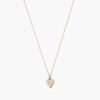 Jewelry Chan Luu | 14K Gold Heart Necklace With Diamond Inlay