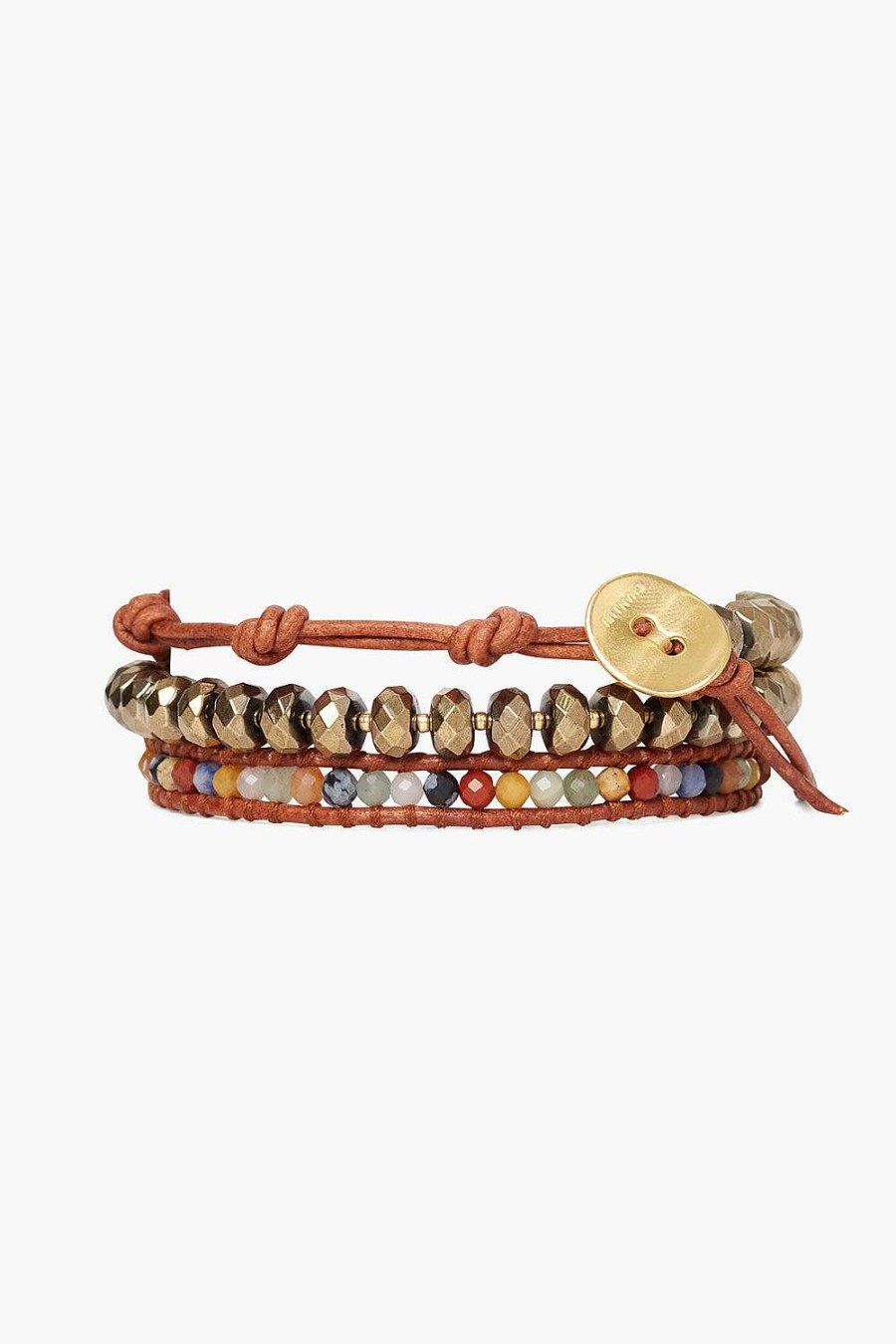 Jewelry Chan Luu | Mano Triple Wrap Bracelet Multi Mix