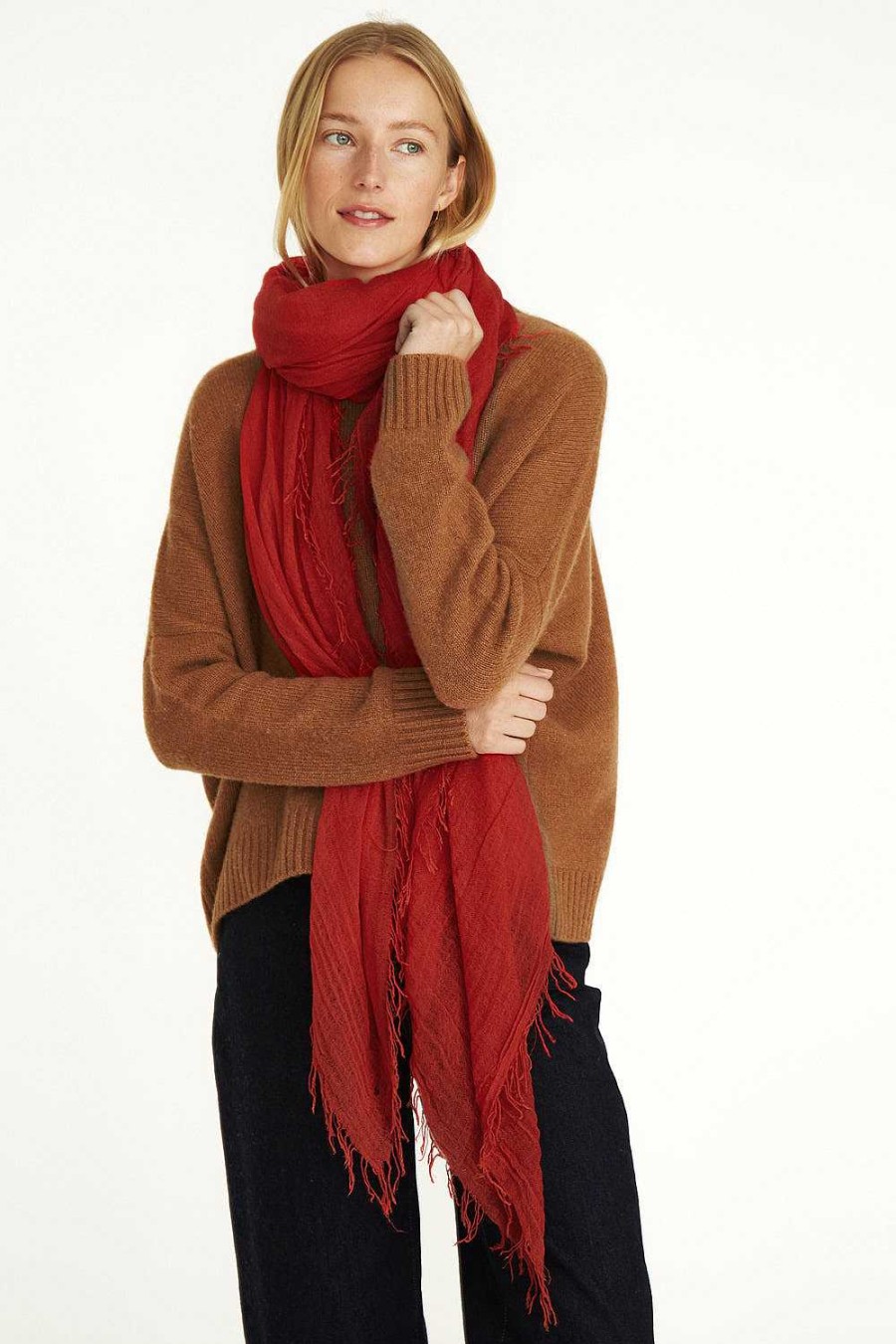 Accessory Chan Luu | Poppy Cashmere And Silk Scarf