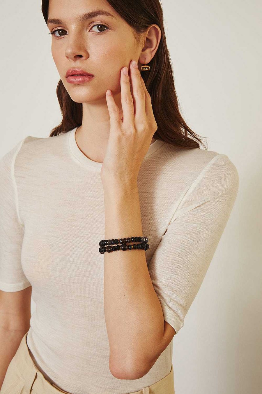 Jewelry Chan Luu | Smoky Mix Gaia Bracelet Duo