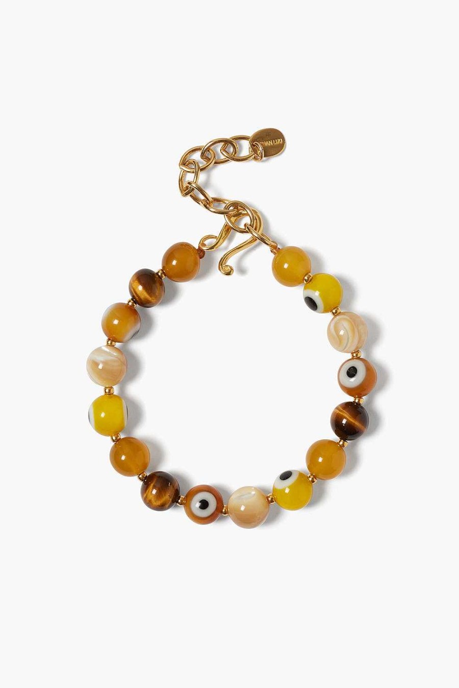 Jewelry Chan Luu | Izmir Evil Eye Bracelet Yellow Mix