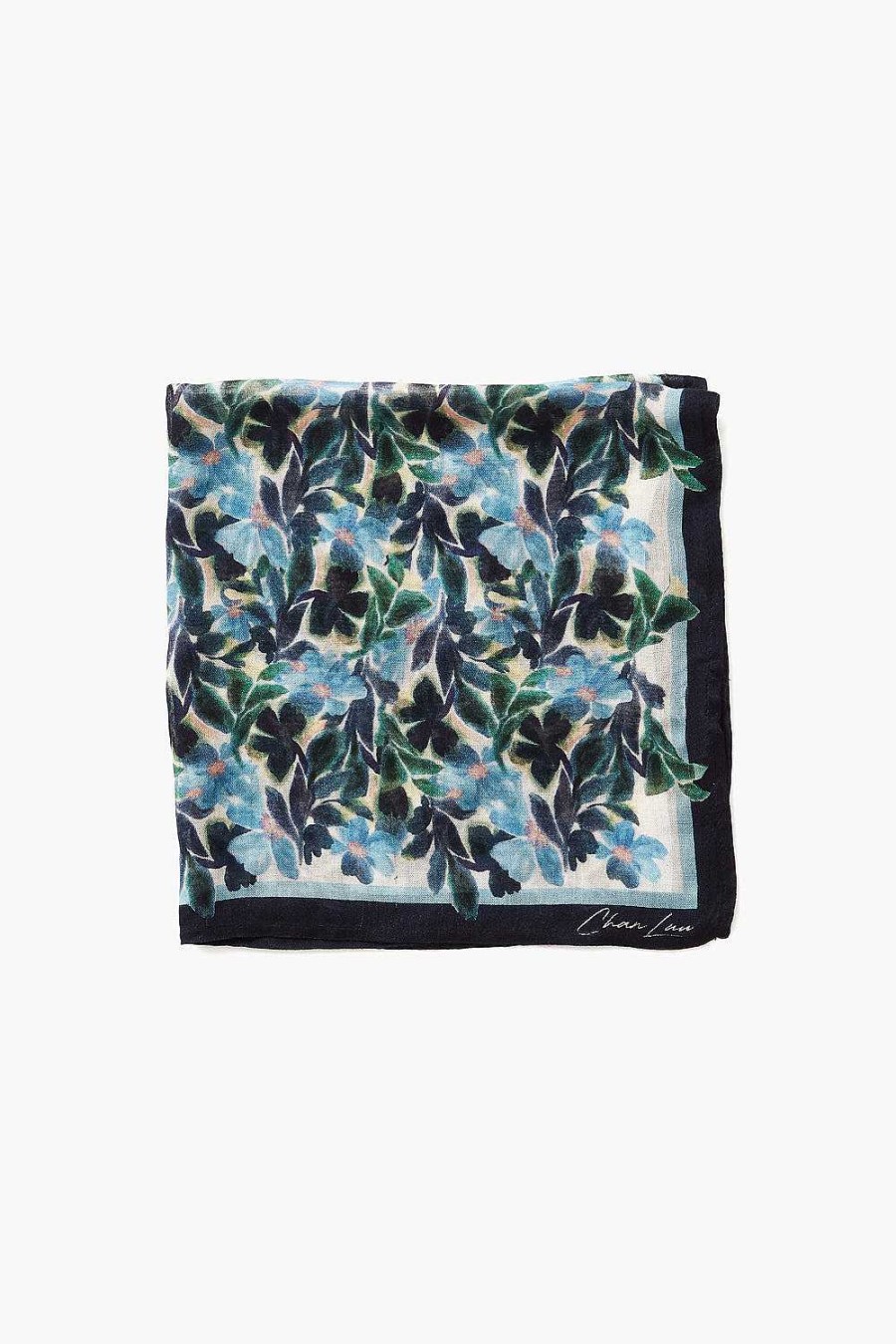 Accessory Chan Luu | Crown Blue Floral Bandana