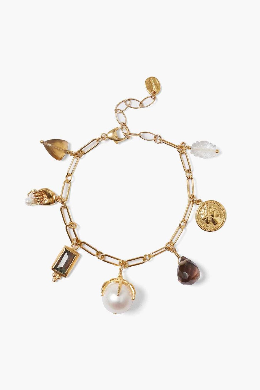 Jewelry Chan Luu | Lark Charm Bracelet Gold Mix